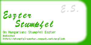 eszter stumpfel business card